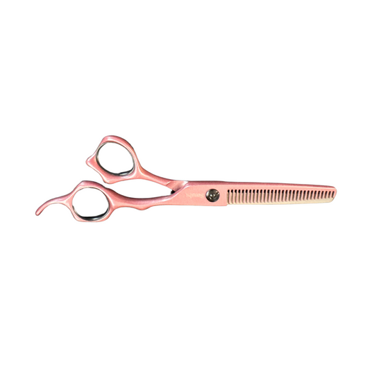 BubbleGum Pink Swivel Professional Thinning Hair Shear 6 Inches