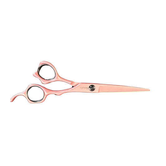 BubbleGum Pink Swivel Professional Straight Hair Shear 6 Inches